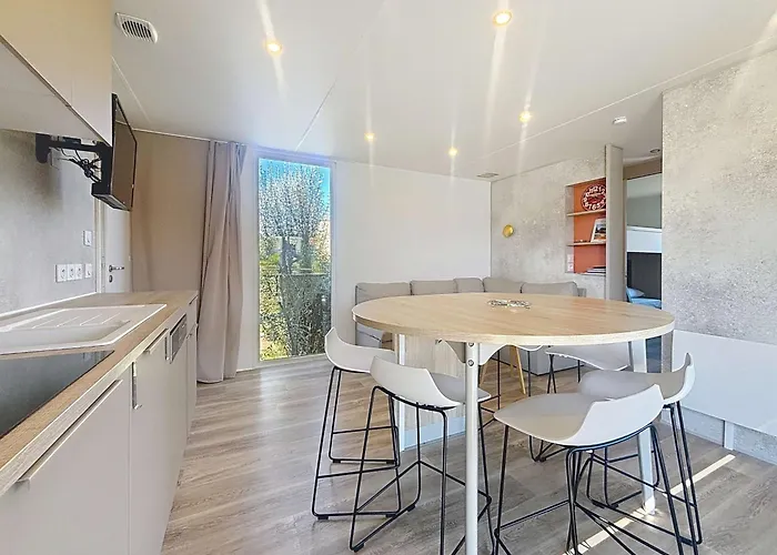 Ferienhaus Mobil-home Confortable 6 Pers, 3 Ch, 2 Sdb, Proche Plage, Menage Inclus - Fr-1-361a-99 Jullouville-les-Pins