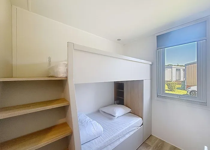 Mobil-home Confortable 6 Pers, 3 Ch, 2 Sdb, Proche Plage, Menage Inclus - Fr-1-361a-99 Jullouville-les-Pins