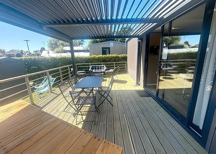 Ferienhaus Mobil-home Confortable 6 Pers, 3 Ch, 2 Sdb, Proche Plage, Menage Inclus - Fr-1-361a-99 *